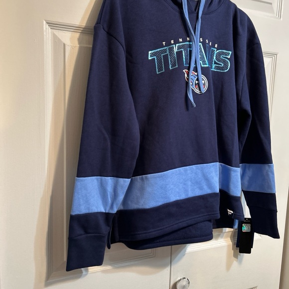 NFL Team Apparel Tennessee Titans Football Hoodie Sweatshirt Women Size M Medium - Picture 2 of 12